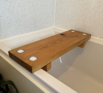 Bath Board with Candles
