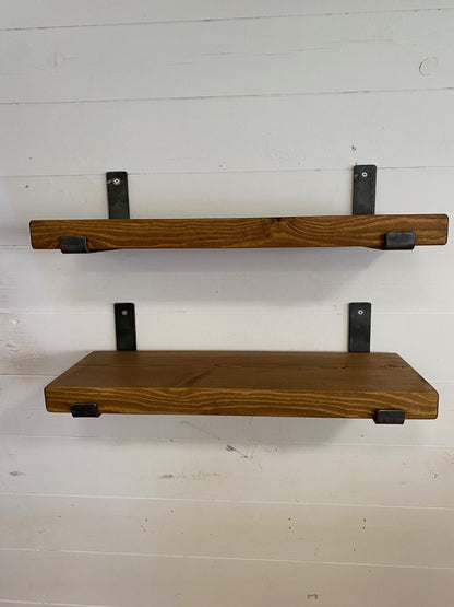 Industrial Style Shelves - Up Brackets